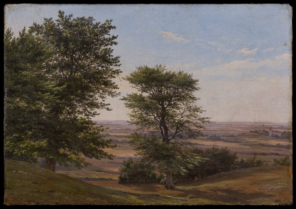 Vilhelm Kyhn, Landscape with Oaks