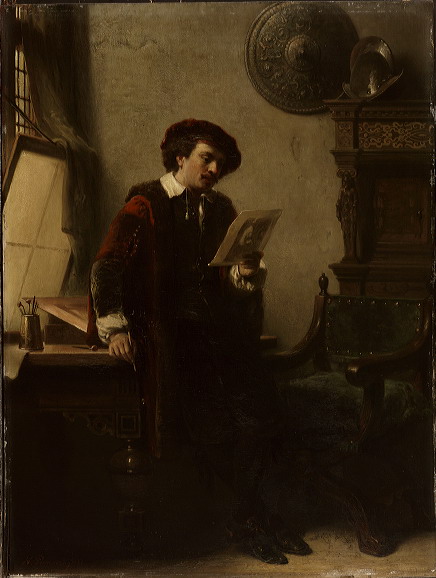 Nicolaas Pieneman, Rembrandt in his workshop