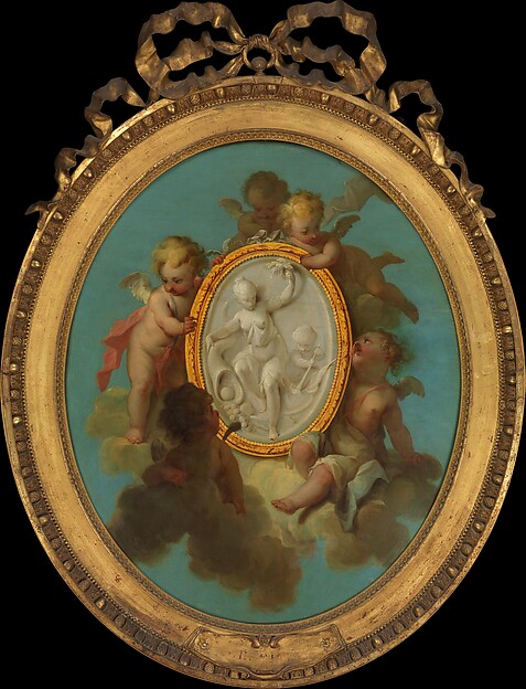 Charles Dominique Joseph Eisen, Putti with a Medallion
