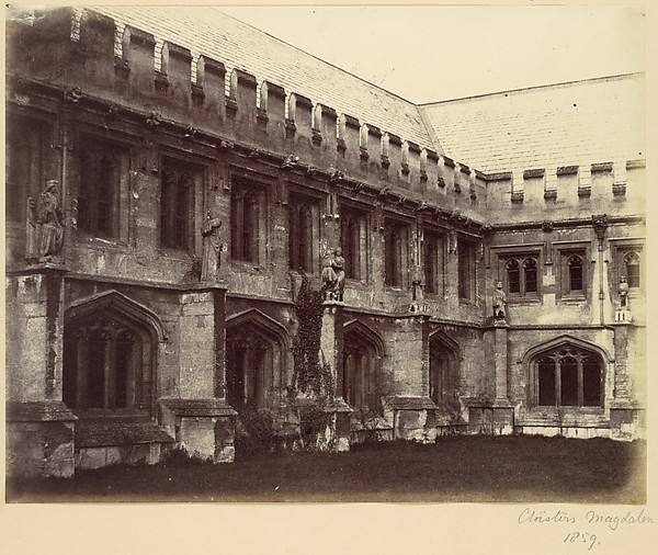 Alfred Capel Cure, Cloisters, Magdalen