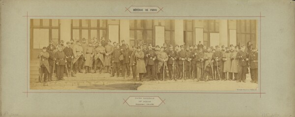 André Adolphe-Eugène Disdéri, Garde Nationale, 188e Bataillon, Commandant: Crave