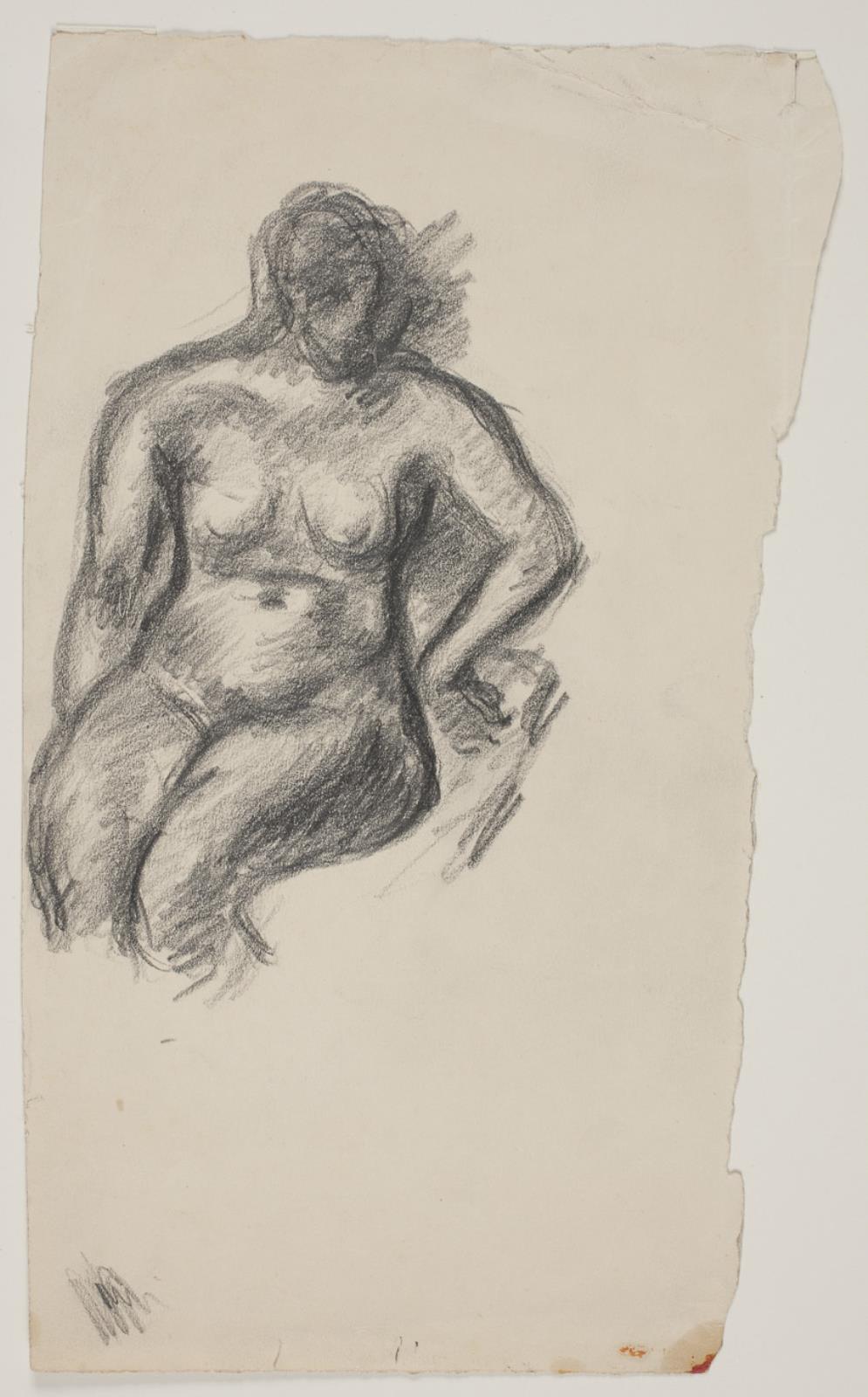 Vilhelm Lundstrøm, Siddende nøgen model