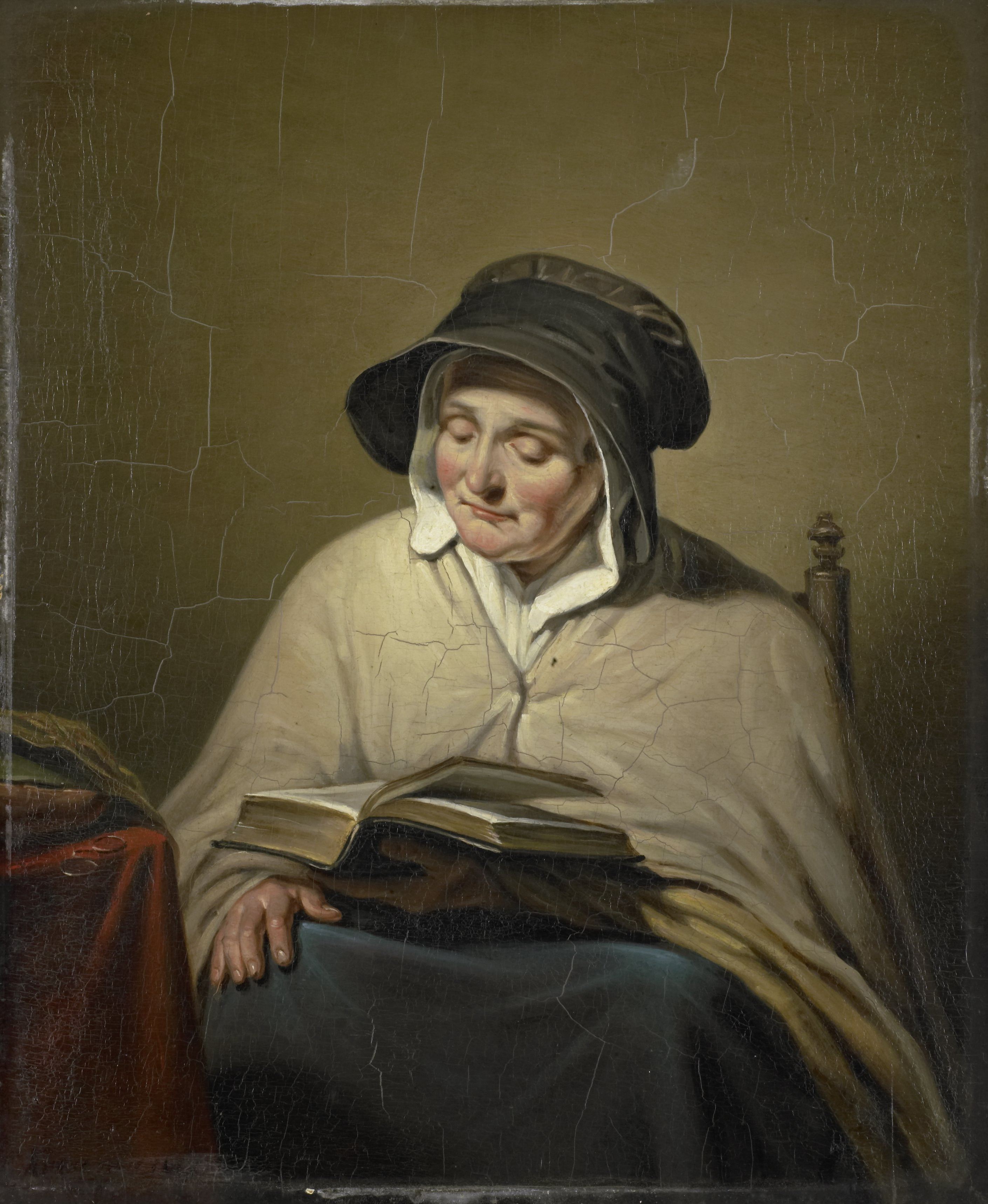 Cornelis Kruseman, Old Woman Reading