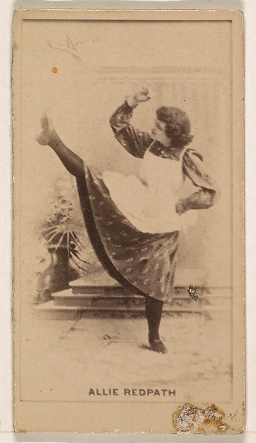 Kinney Brothers Tobacco Company, Allie Redpath, from the Actresses series (N245) issued by Kinney Brothers to promote Sweet Caporal Cigarettes