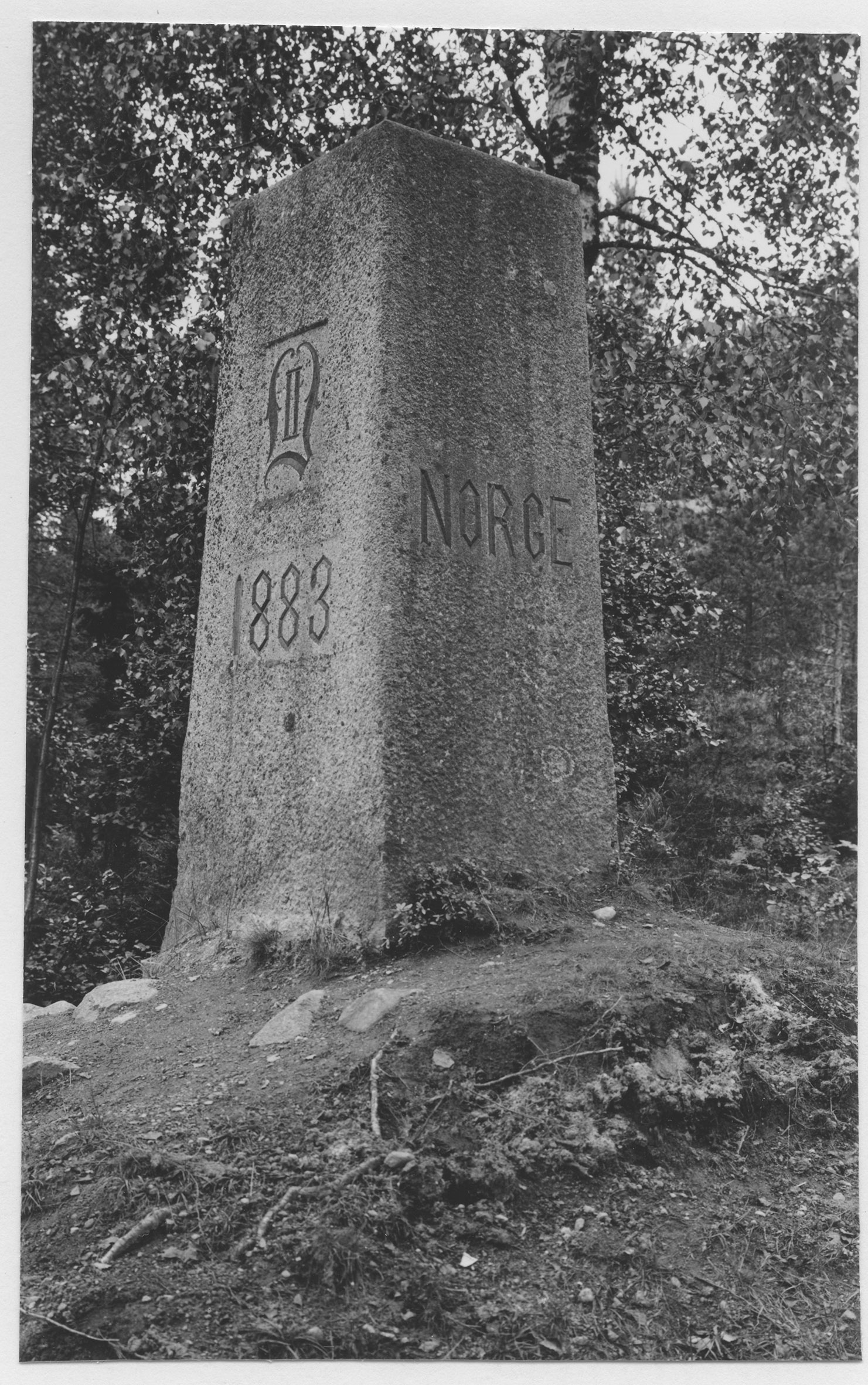 Mårten Sjöbeck, Håve, riksröse, s k Oskarsstenen, daterad 1883