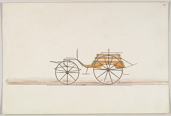 Brewster & Co., Design for Slat Side Phaeton