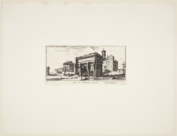 Giovanni Battista Piranesi, Septimus Severus' triumfbue