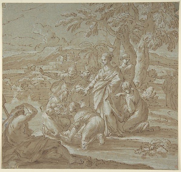 Luigi Garzi, The Finding of Moses