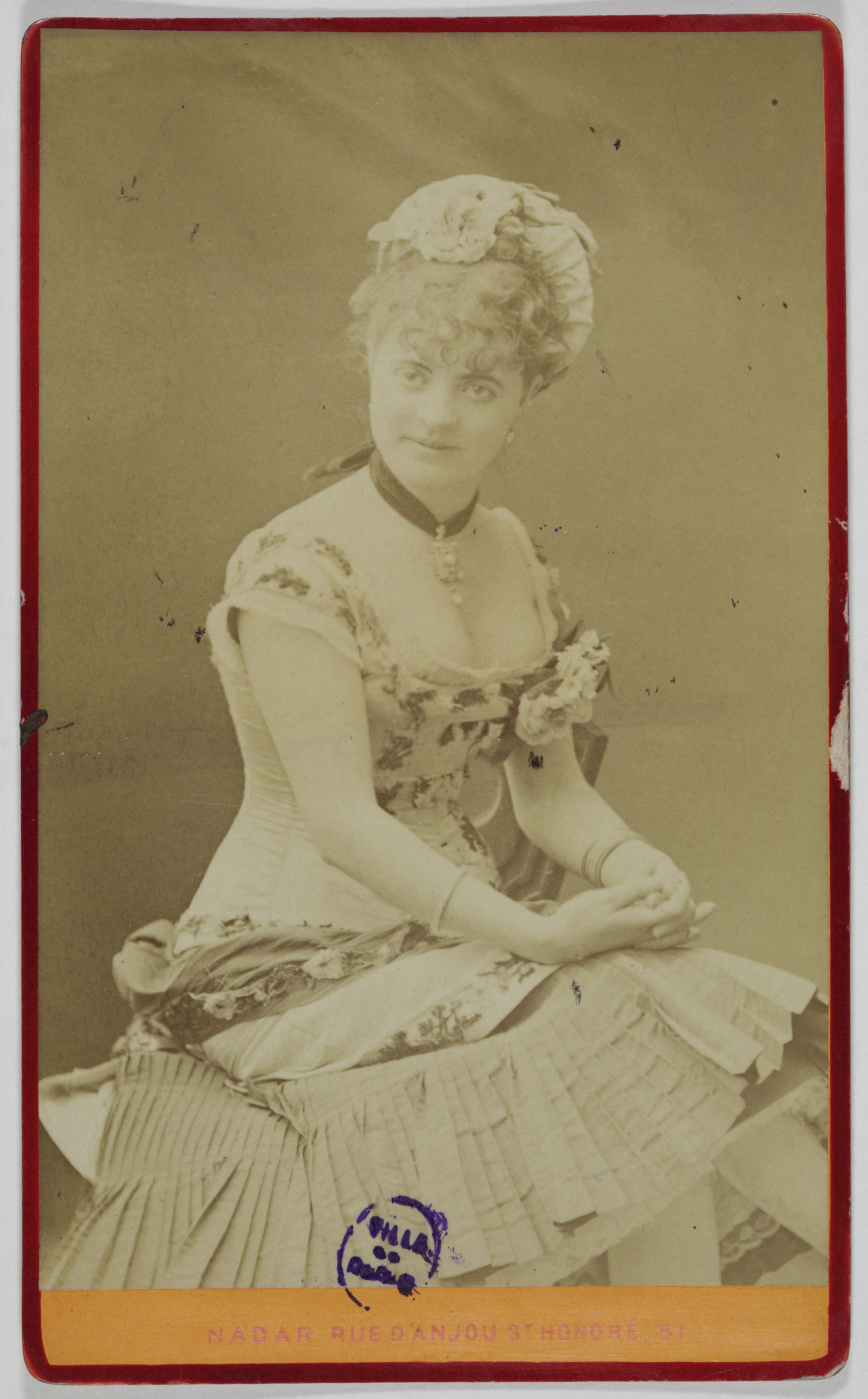 Atelier Nadar, Portrait d'Albert, Mary, (actrice)