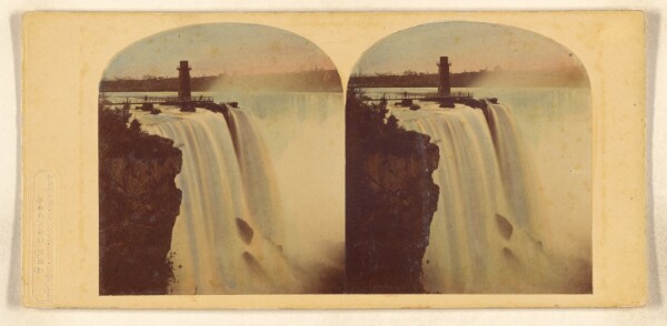 William England, The Horse-Shoe Fall, Niagara. From below Goat Island.