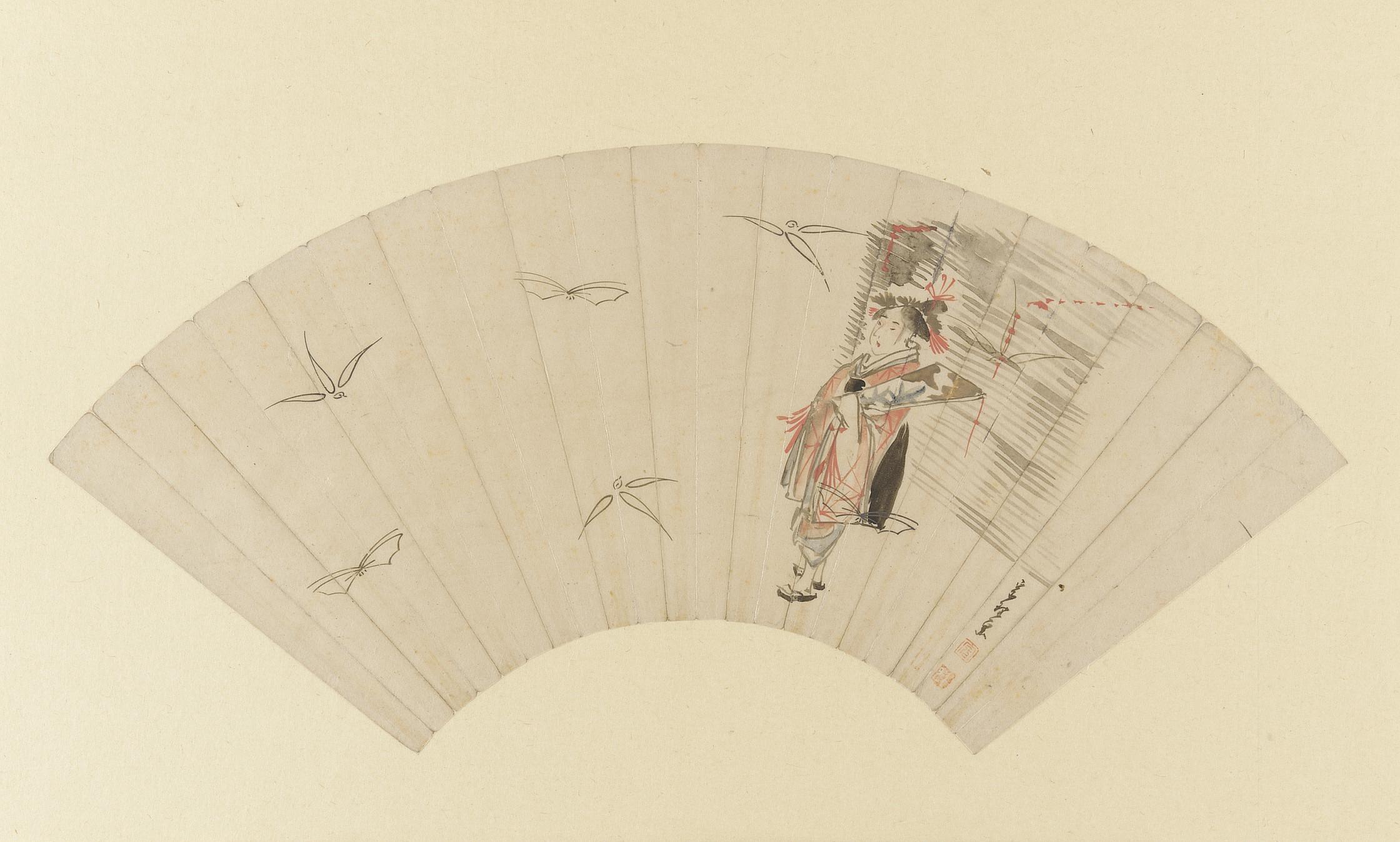 Hishikawa Sori, A girl with a battledore
