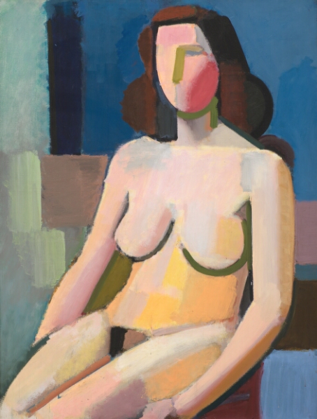 Vilhelm Lundstrøm, Siddende kvindelig model