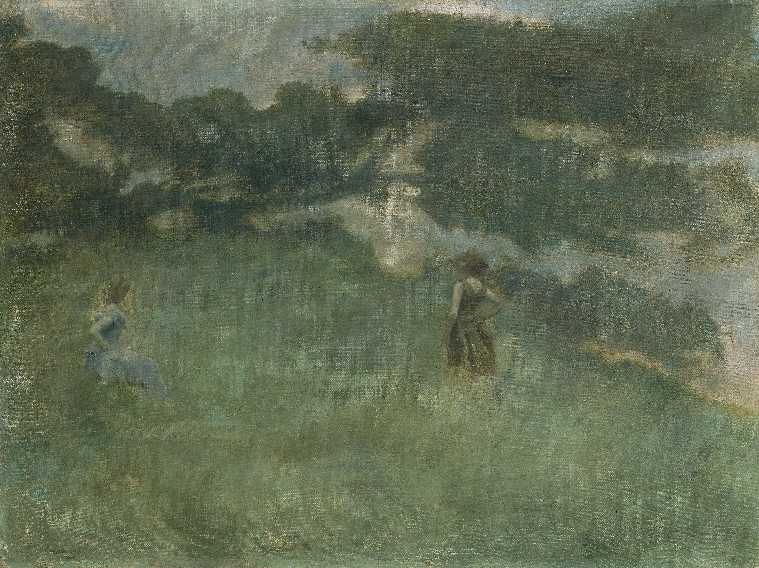 Thomas Wilmer Dewing, The Hermit Thrush