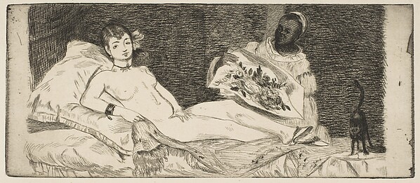 Edouard Manet, Olympia (published plate)