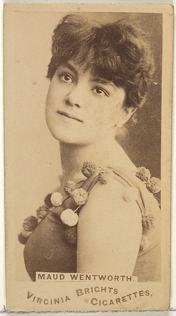 Allen & Ginter, Maud Wentworth, from the Actors and Actresses series (N45, Type 1) for Virginia Brights Cigarettes