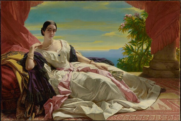 Franz Xaver Winterhalter, Portrait of Leonilla, Princess of Sayn-Wittgenstein-Sayn