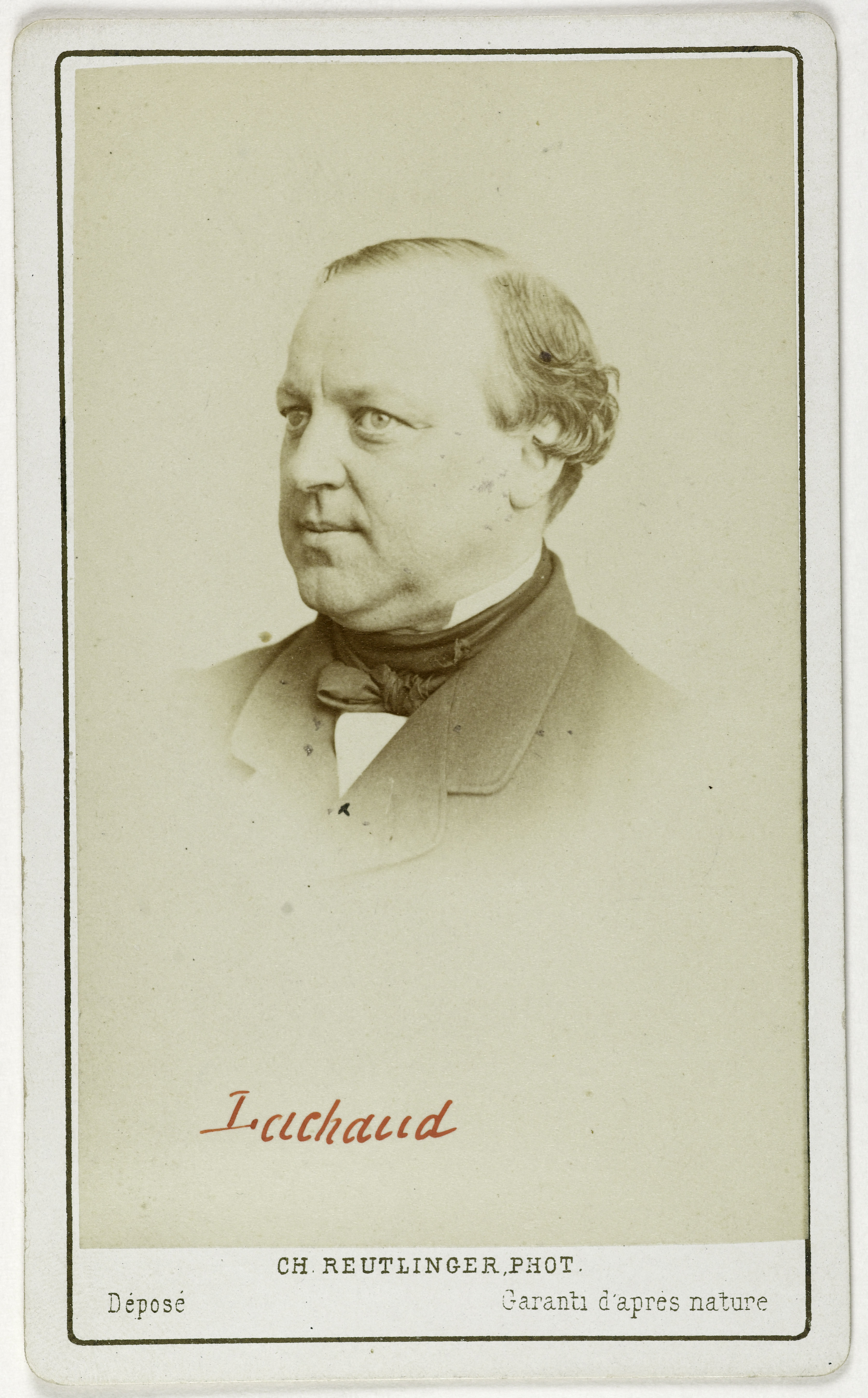 Charles Reutlinger, Portrait de Lachaud Charles Alexandre, (1818-1882), (avocat)