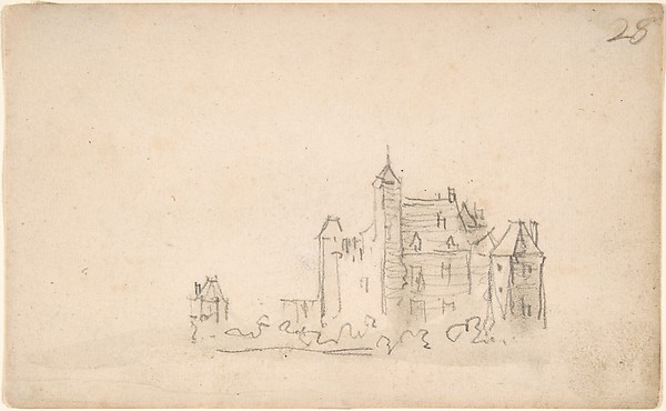 Jan van Goyen, A Castle (on the Rhine?)