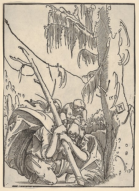 Albrecht Altdorfer, Saint Christopher Carrying the Infant Christ