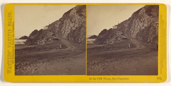 Carleton Watkins, At the Cliff House, San Francisco (#773)