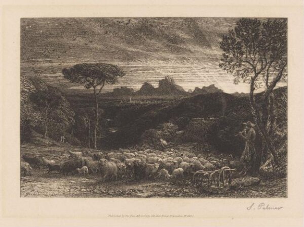 Samuel Palmer, Opening The Fold