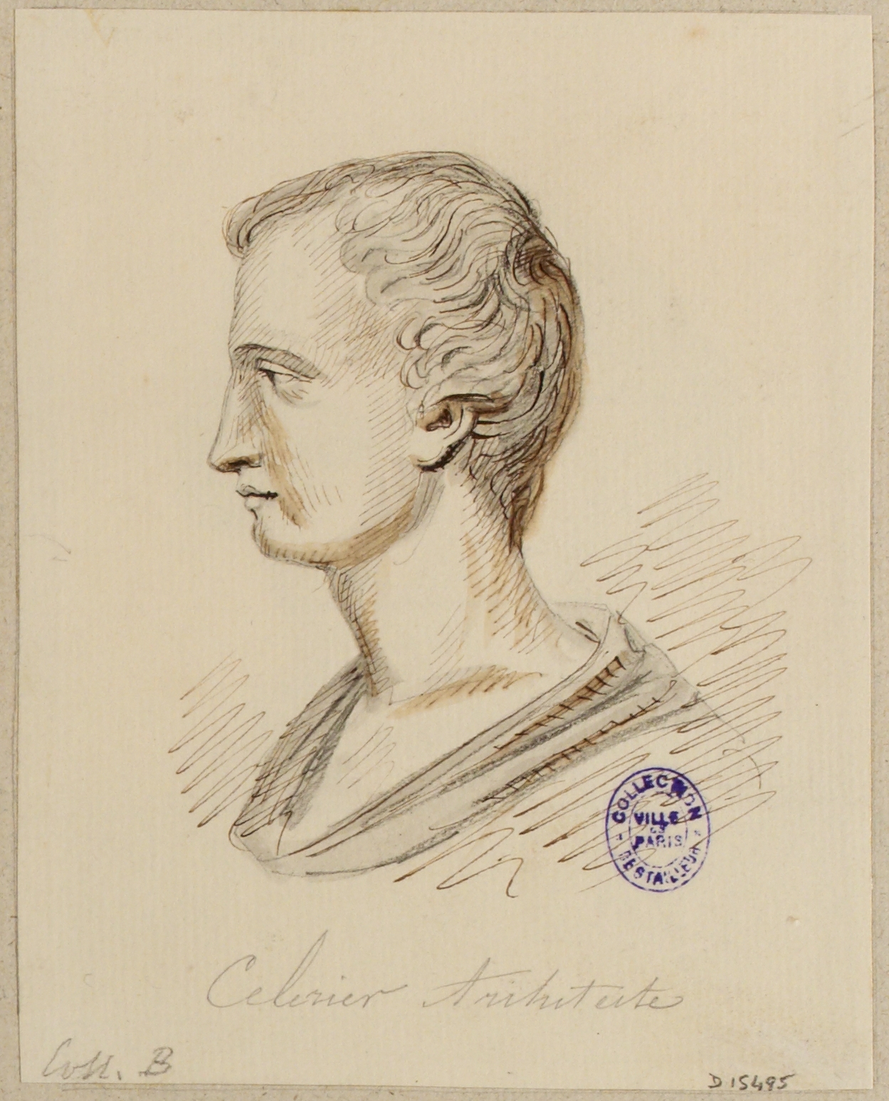 Anonyme, Portrait de l'architecte Celerier
