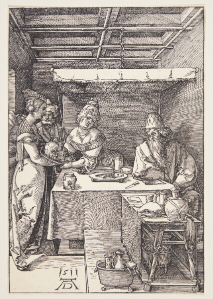 Albrecht Dürer, Herodes præsenteres for Johannes Døberens afhuggede hoved