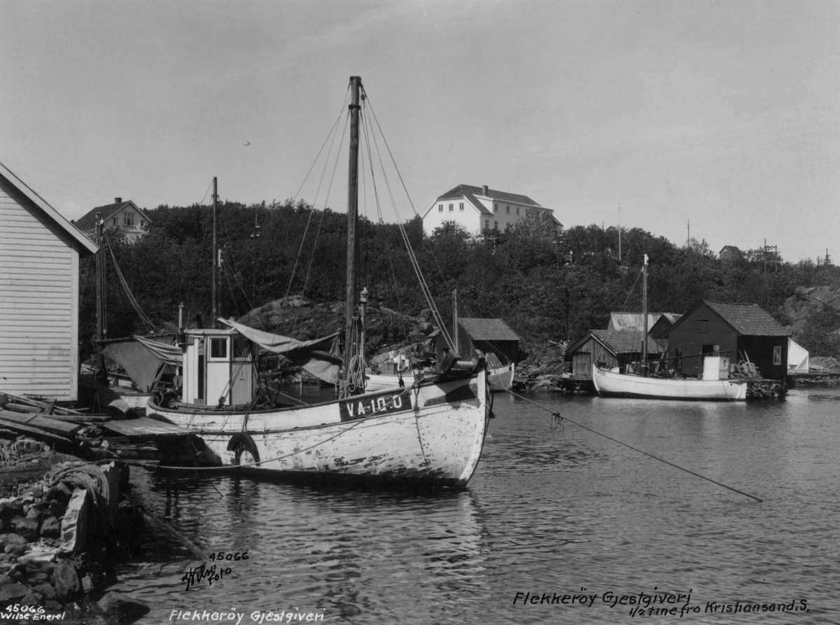 Anders Beer Wilse, Wilse original, Flekkeroy Gjestgiveri, Ssamferdsel, Båt