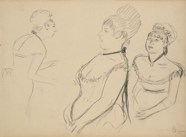 Edgar Degas, Three Sketches