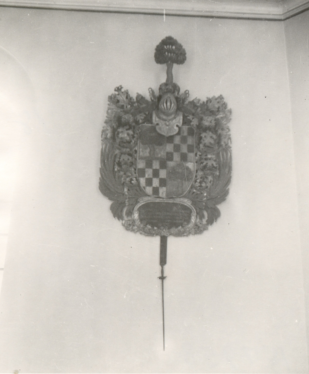 Manne Hofrén, Ett epitafium i Blackstad kyrka.