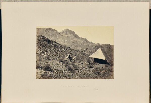 Francis Frith, The Summit of Gebel Moosa, Sinai