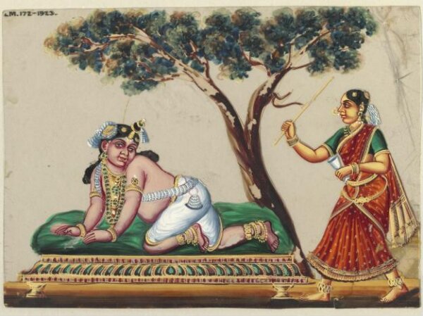 Unknown, One of twenty-eight paintings, fifteen depicting occupations, thirteen depicting deities.