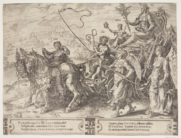 Cornelis Cort, Fredens triumf