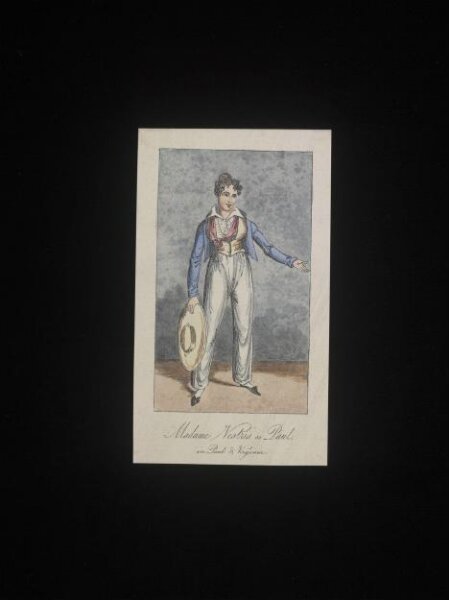 Unknown, Madame Vestris as Paul/in Paul & Virginia