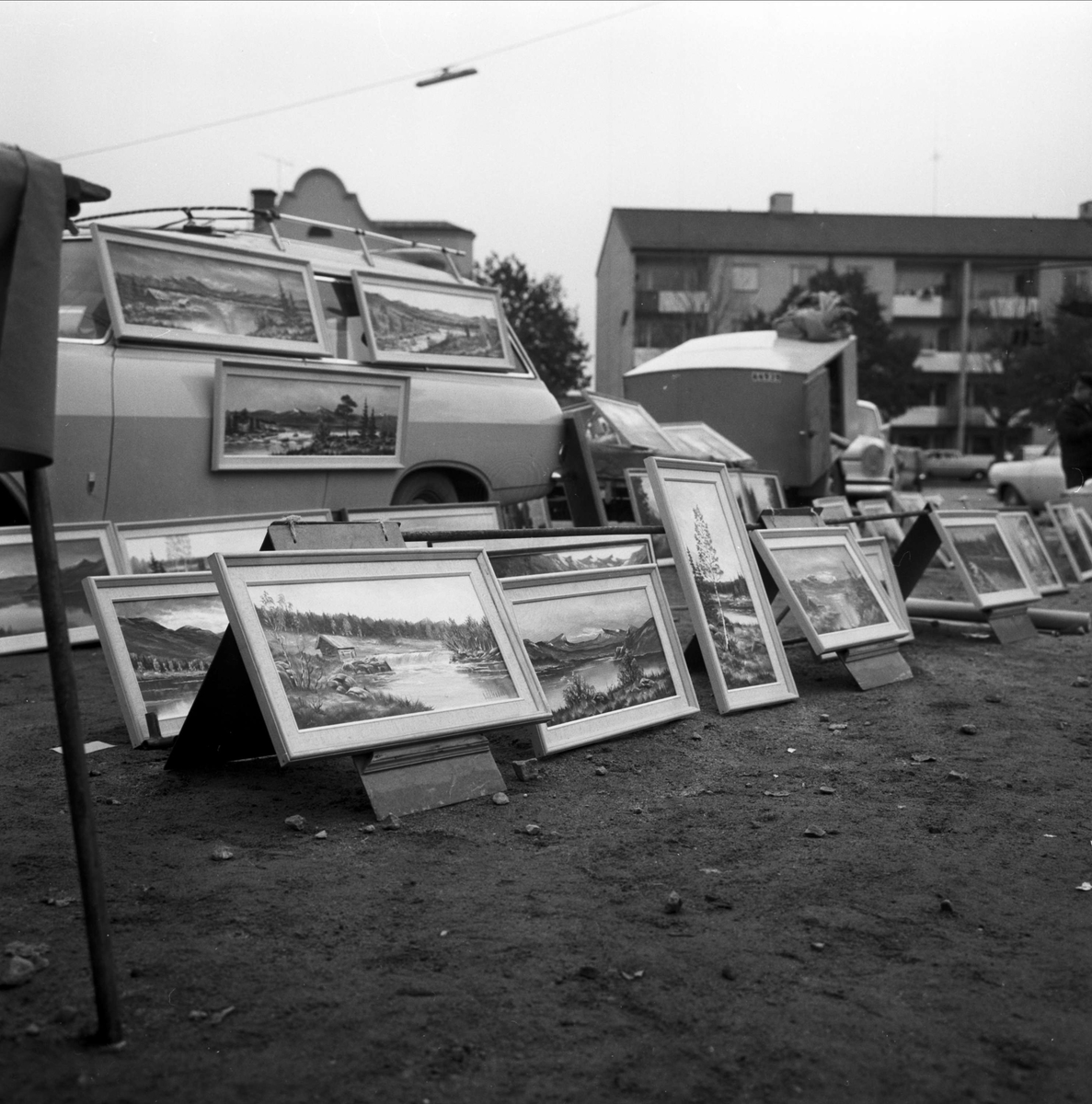 Tierp Arbetarbladet, Höstmarknad, Tierp, Uppland oktober 1966