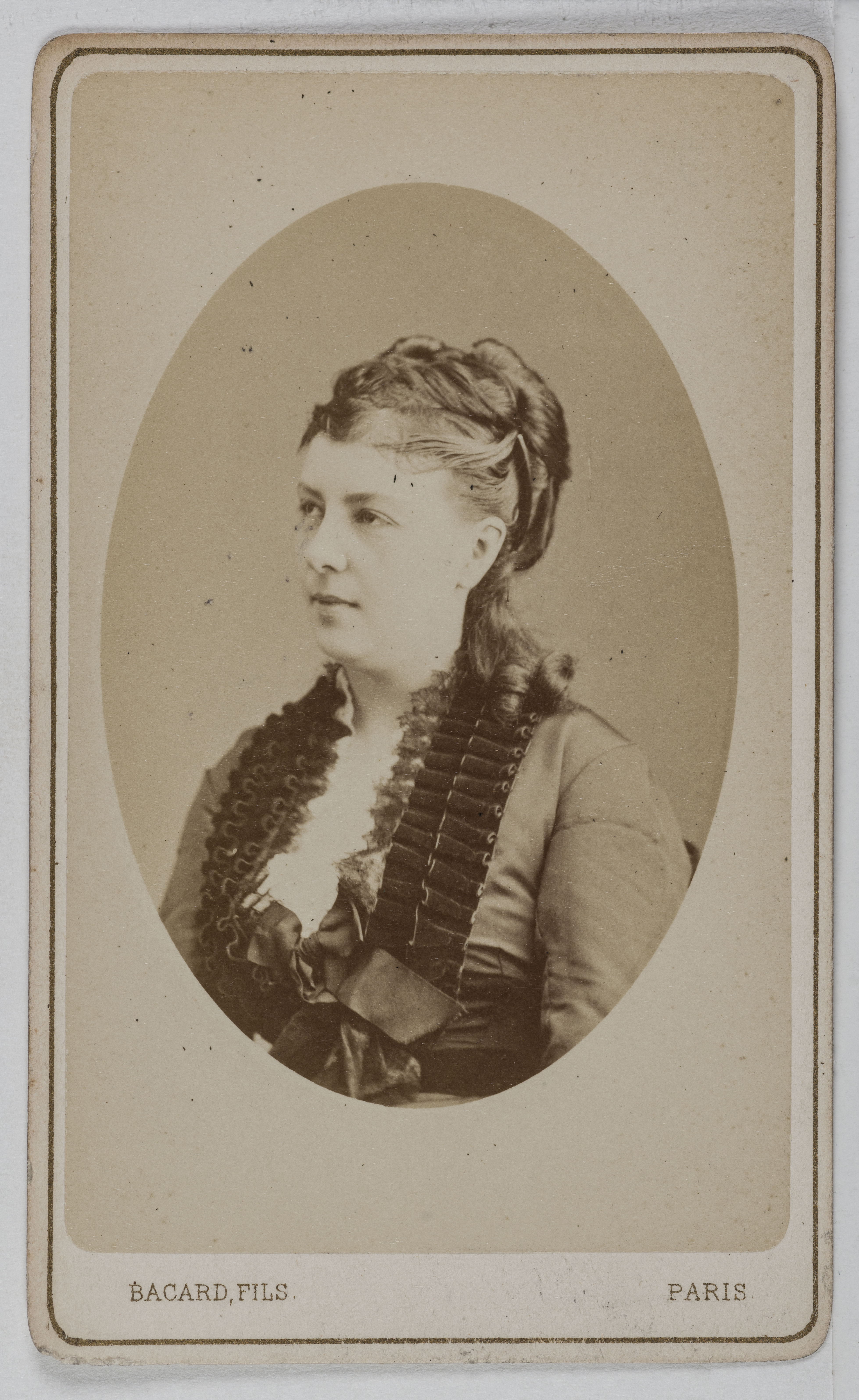 Bacard Fils, Portrait de Lloyd Marie, (Marie Emilie Jolly, dite), (ép. Georges Vibert), (1842-1897), (actrice)