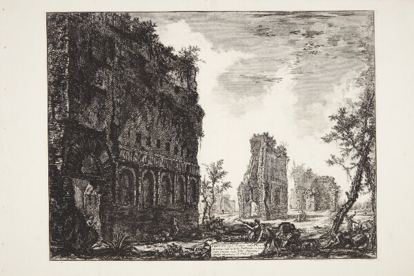 Giovanni Battista Piranesi, Piazza d'Oro ved Hadrians Villa i Tivoli