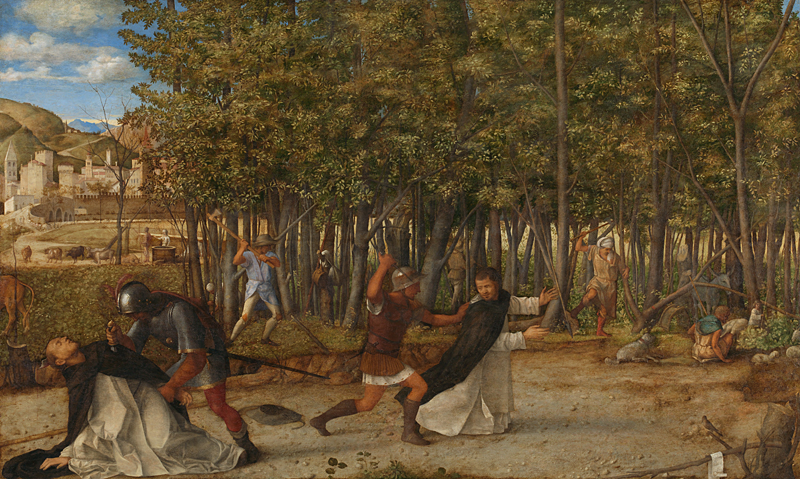 Giovanni Bellini, The Assassination of Saint Peter Martyr