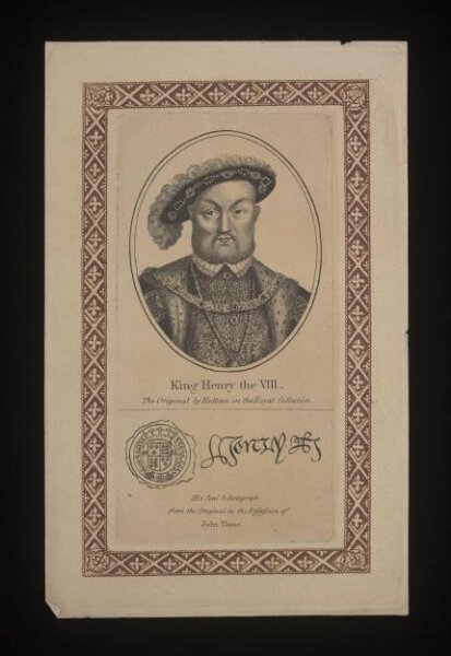 Unknown, King Henry the VIII