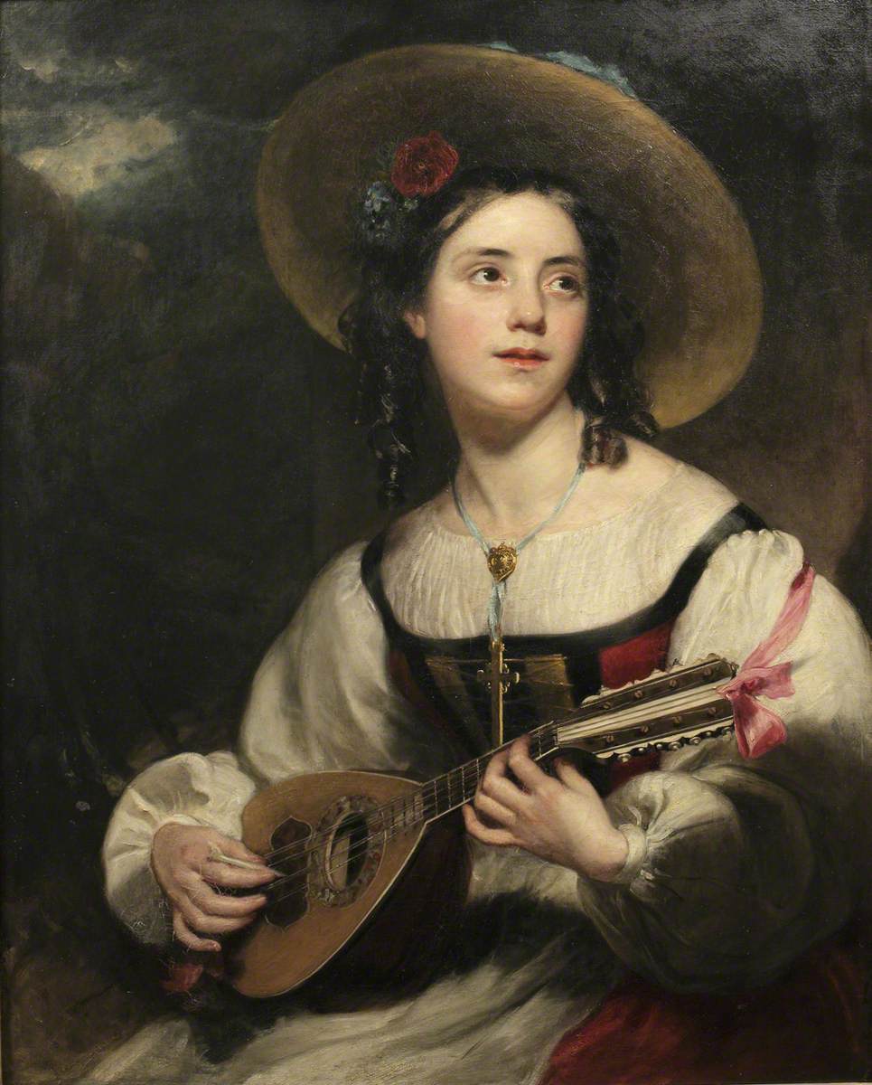 Henry William Pickersgill, Emily Maria Pickersgill, later Mrs George Hebberd Cable (1837 -1924) in Spanish Costume