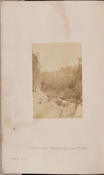 William Notman, Natural Steps, Montmorenci, near Quebec