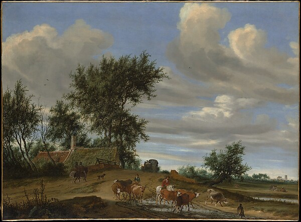 Salomon van Ruysdael, A Country Road