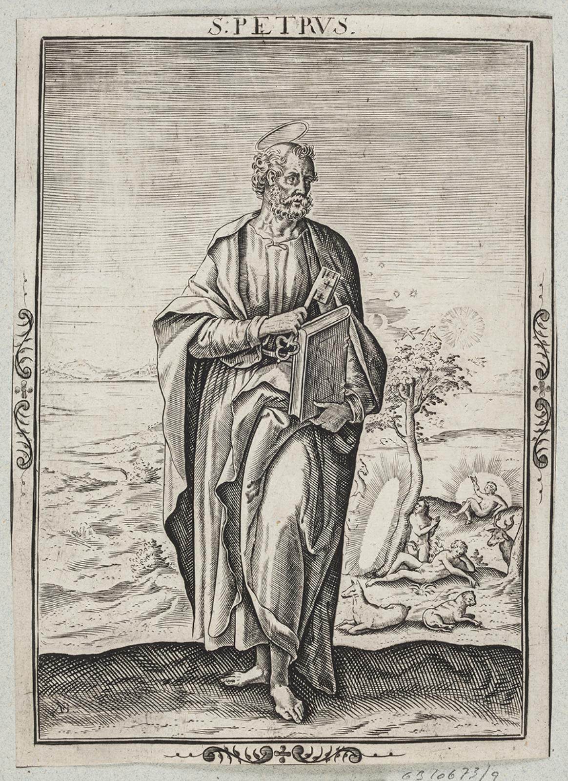 Nicolaes de Bruyn, Sankt Peter
