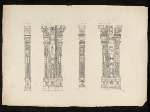 Unknown, Architectural drawing of Tirumala Nayak at Madura,