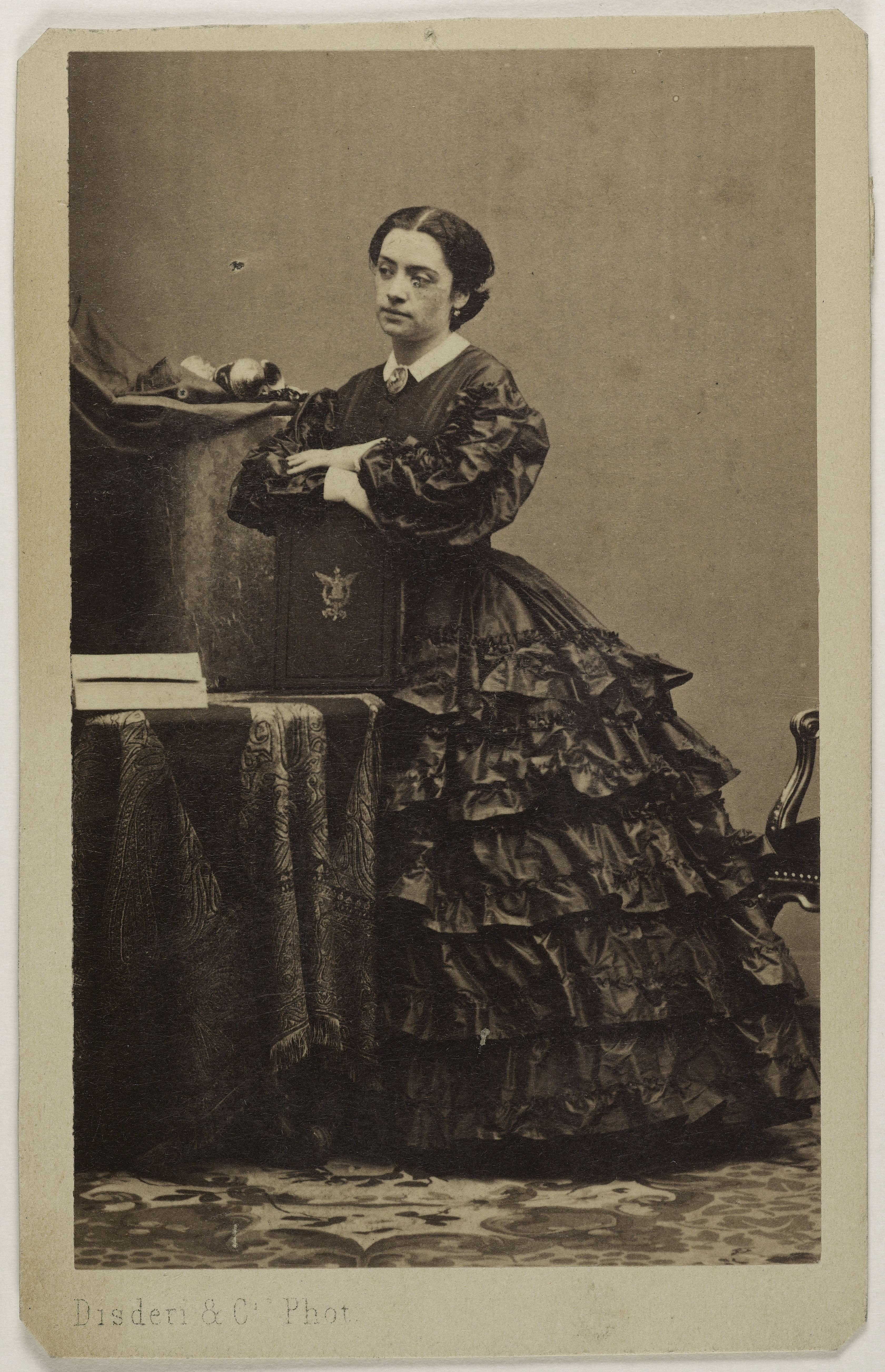 Disderi & Cie, Portrait de Bélia, Zoé, (née Victorine-Zoé Delau), (1836-), (chanteuse)