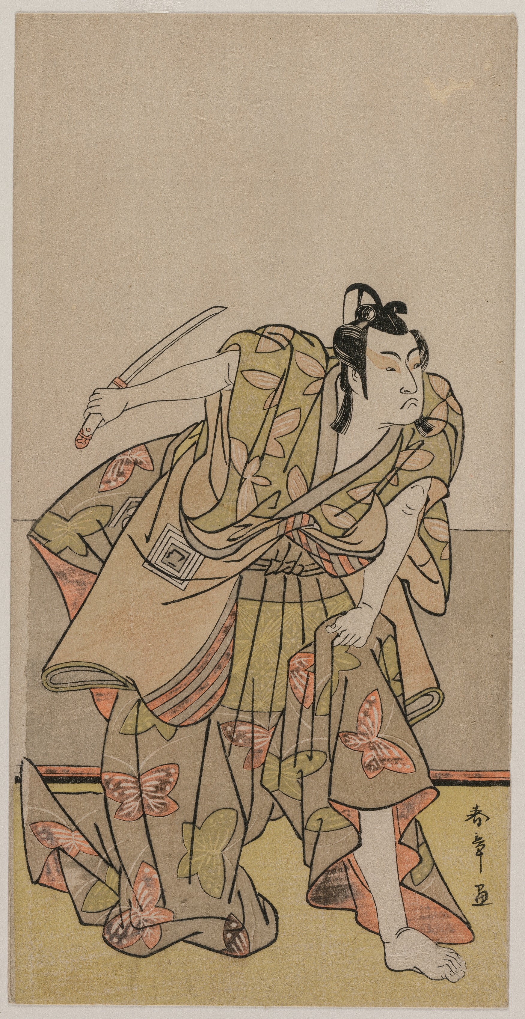 Katsukawa Shunshō, Ichikawa Monnosuke II as Soga no Goro