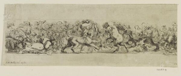 Stefano della Bella, Ornamenti di fregi e fogliami