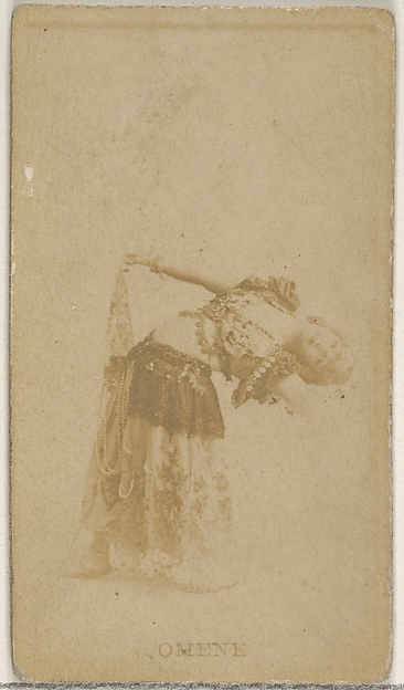 Allen & Ginter, Omene, from the Actors and Actresses series (N45, Type 8) for Virginia Brights Cigarettes
