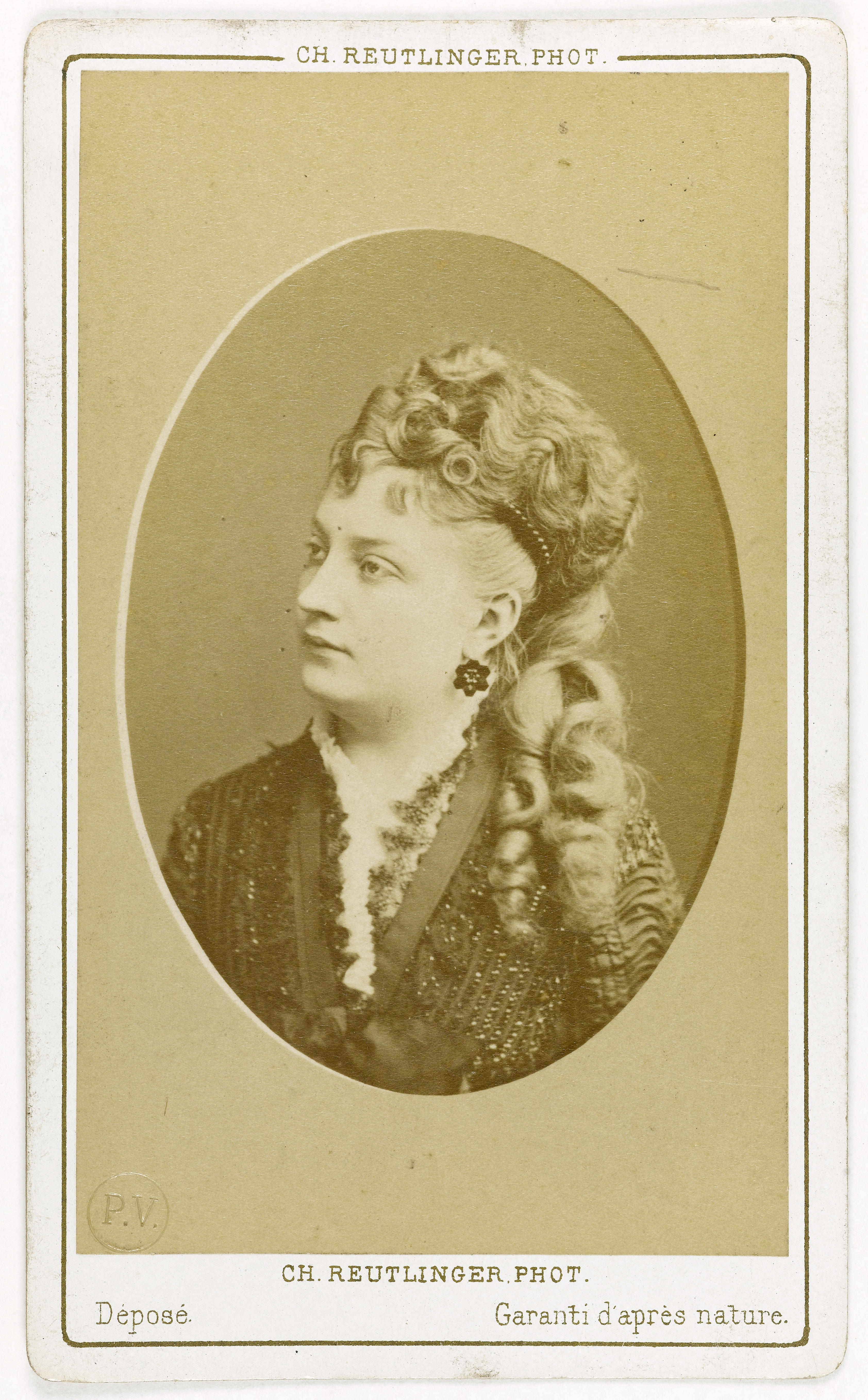 Charles Reutlinger, Portrait de Rose Thé, (18-1912), (danseuse, actrice)