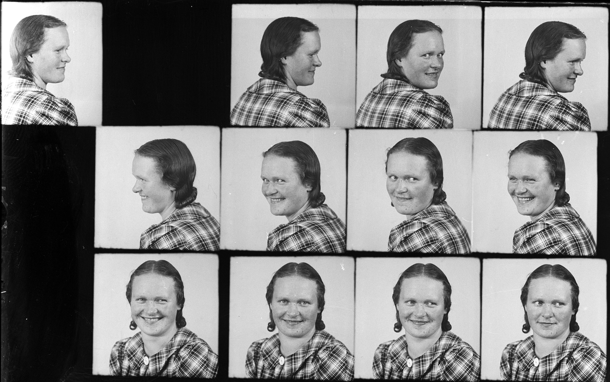 Skötsner-Edhlund, Ateljé Portrait - Woman, Östhammar, Uppland